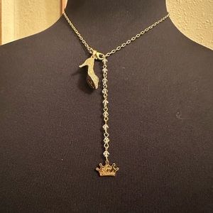Vintage Disney Couture/ Kidada Cinderella’s Slipper Necklace